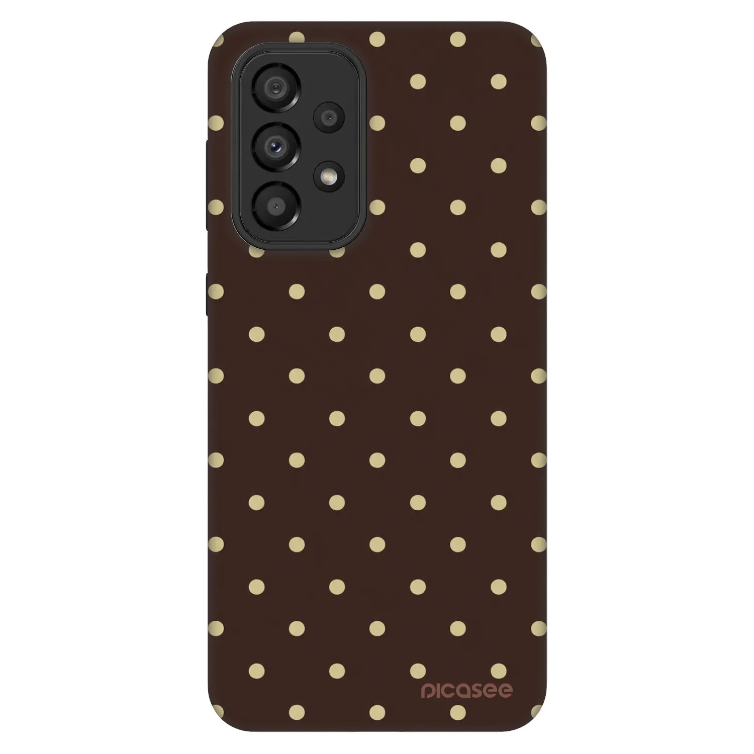 Picasee Fashion Case pro Samsung Galaxy A33 5G A336 - Vanilla Dots & Chocolate