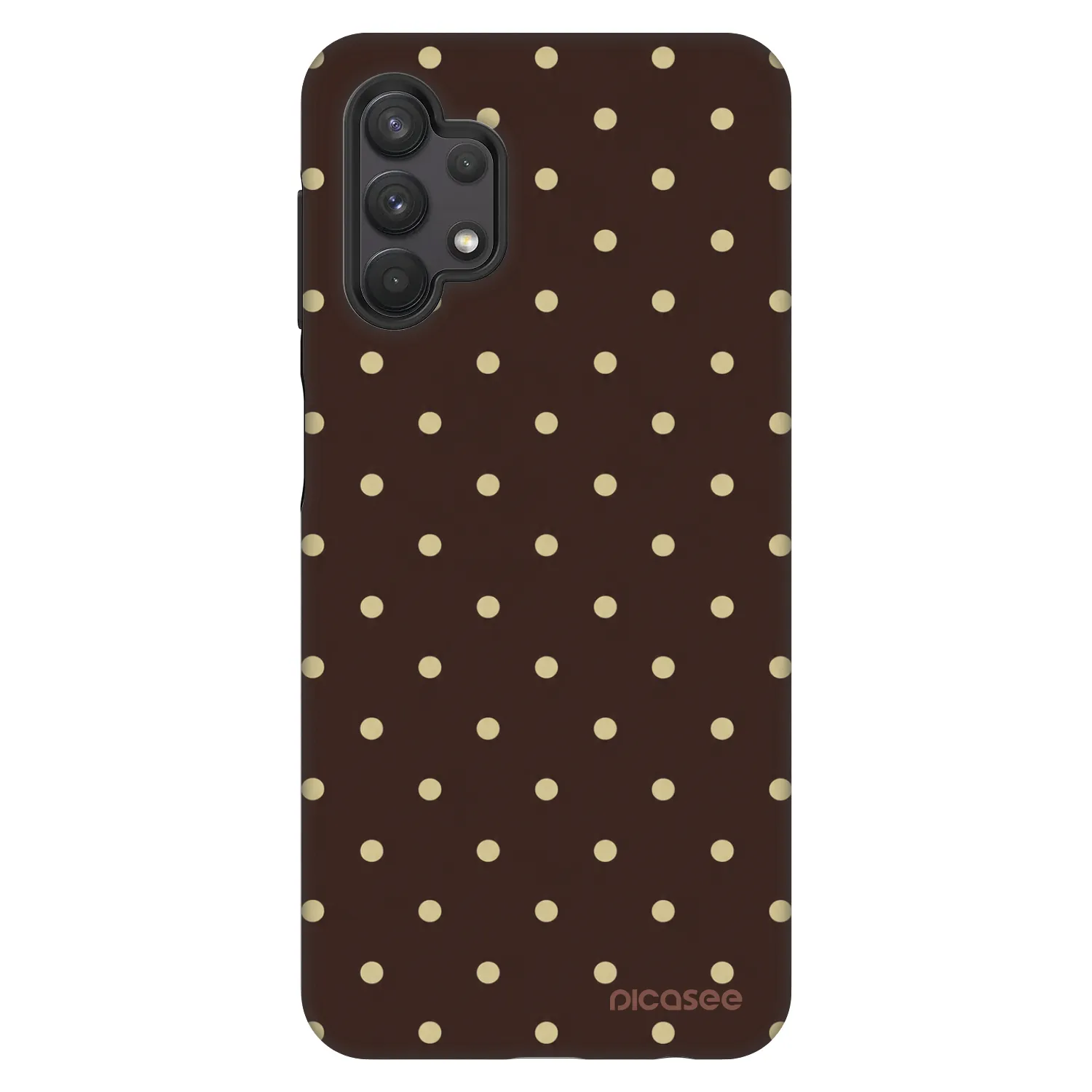 Picasee Fashion Case pro Samsung Galaxy A32 5G A326B - Vanilla Dots & Chocolate
