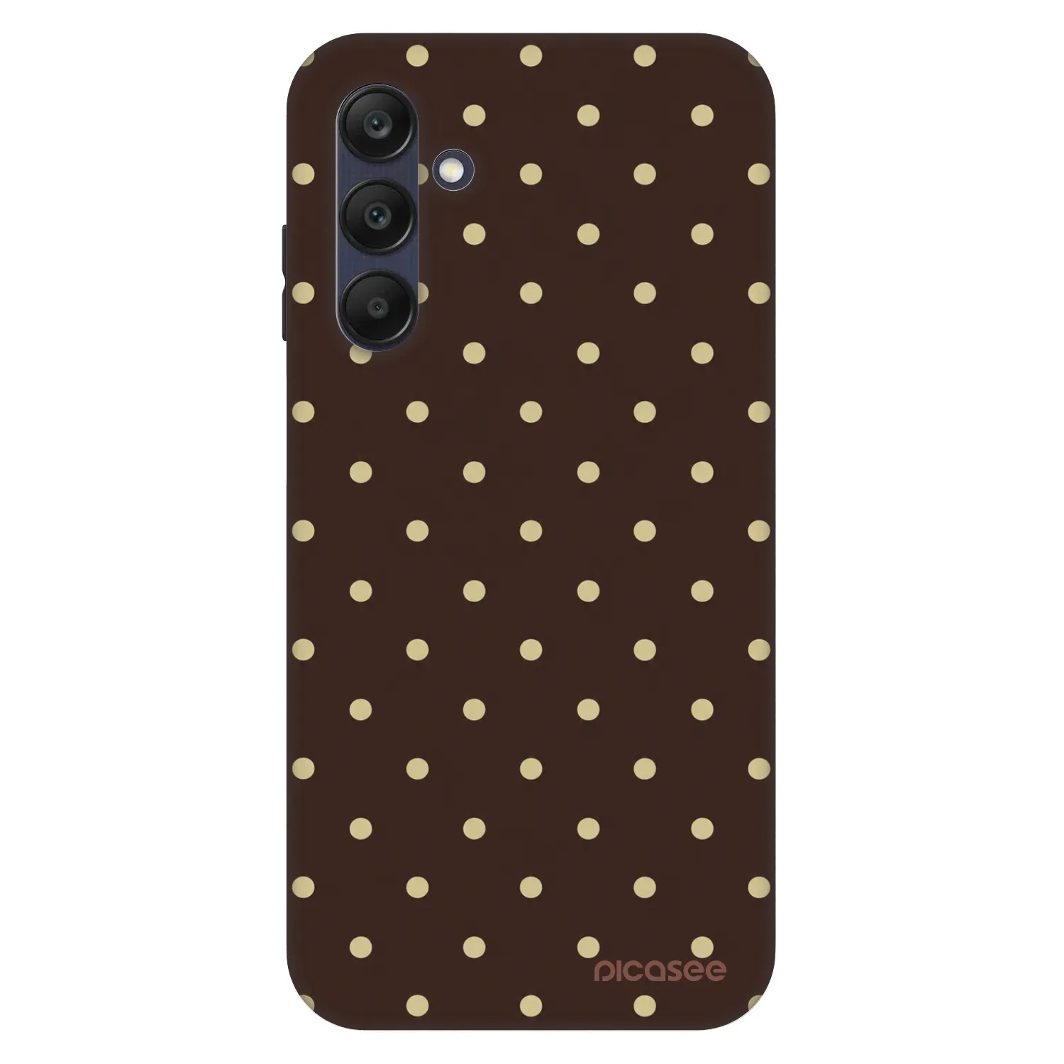 Picasee Fashion Case pro Samsung Galaxy A25 A256B 5G - Vanilla Dots & Chocolate