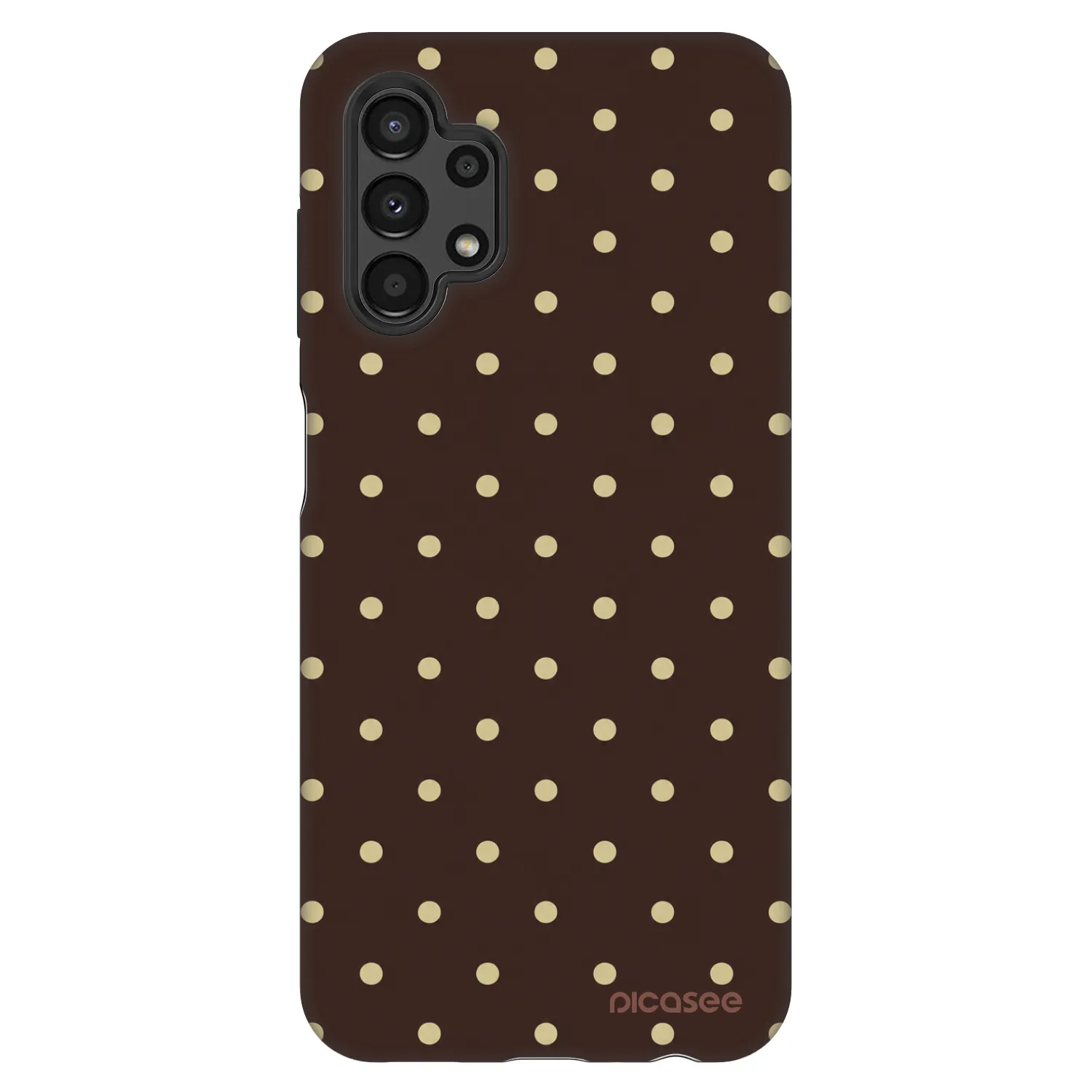 Picasee Fashion Case pro Samsung Galaxy A13 4G A135 - Vanilla Dots & Chocolate