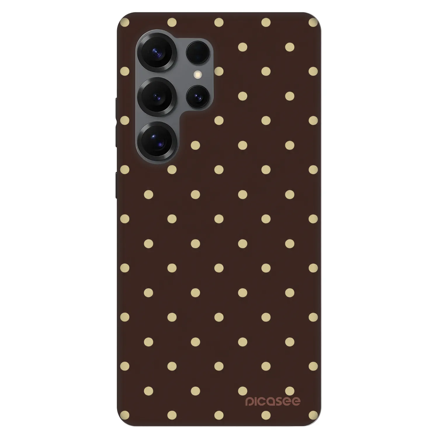 Picasee Fashion Case PowerShare pro Samsung Galaxy S25 Ultra 5G - Vanilla Dots & Chocolate