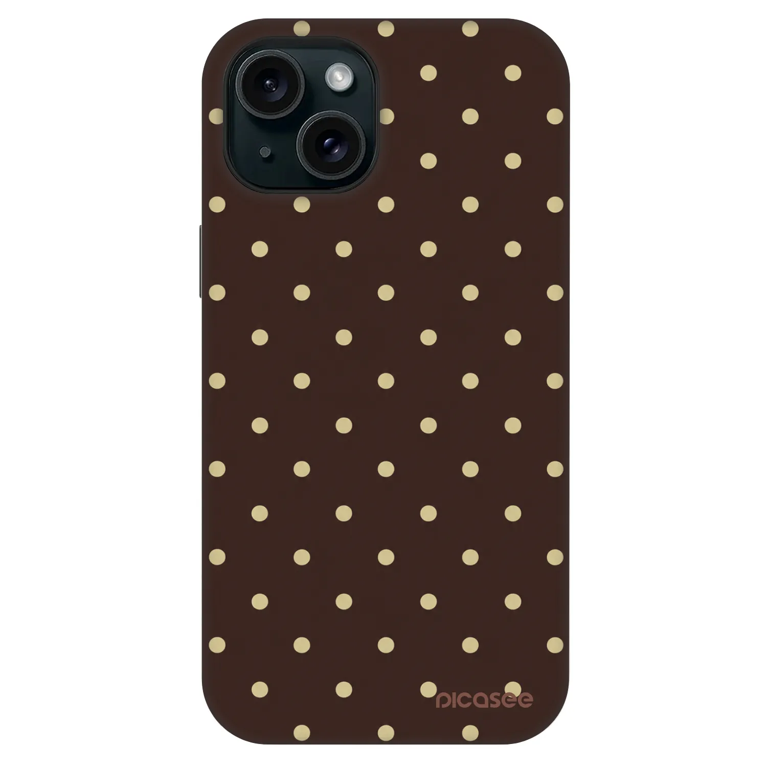 Picasee Fashion Case MagSafe Apple iPhone 13 - Vanilla Dots & Chocolate