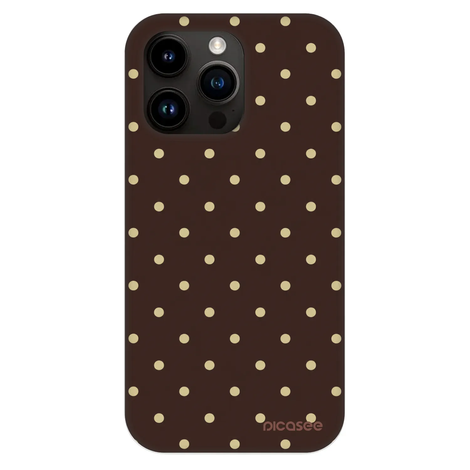 Picasee Fashion Case MagSafe Apple iPhone 13 Pro - Vanilla Dots & Chocolate