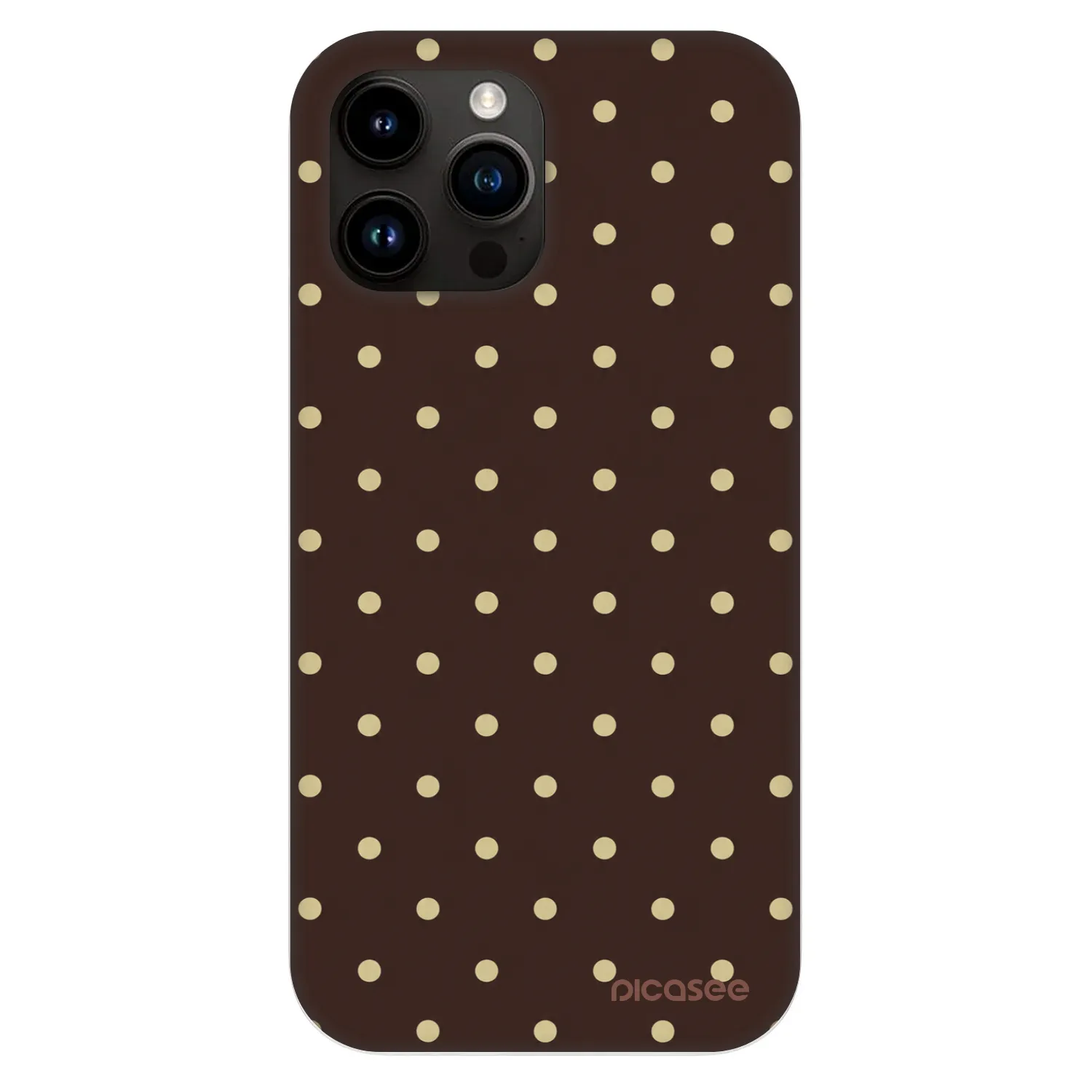 Picasee Fashion Case MagSafe Apple iPhone 13 Pro Max - Vanilla Dots & Chocolate