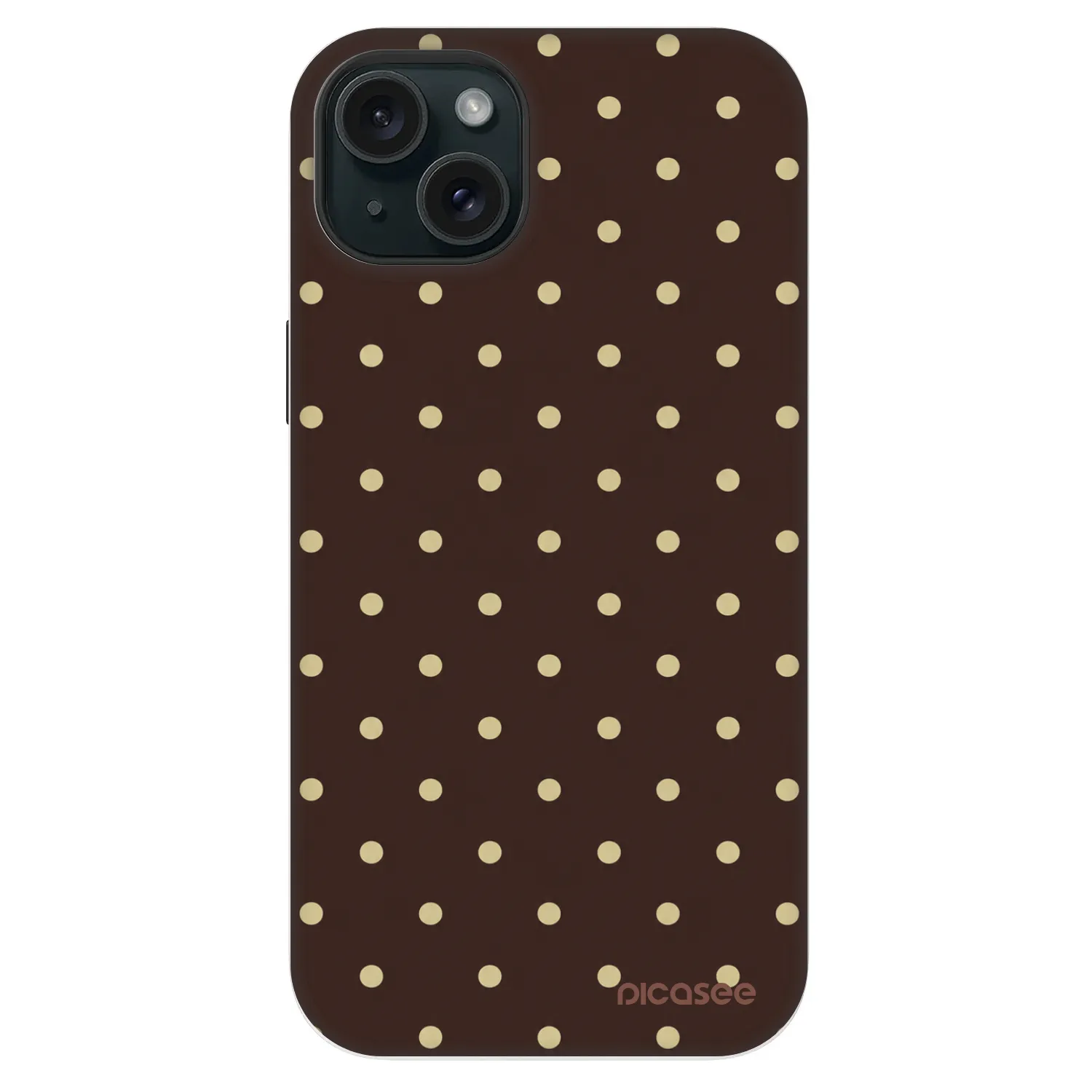 Picasee Fashion Case MagSafe Apple iPhone 14 Plus - Vanilla Dots & Chocolate