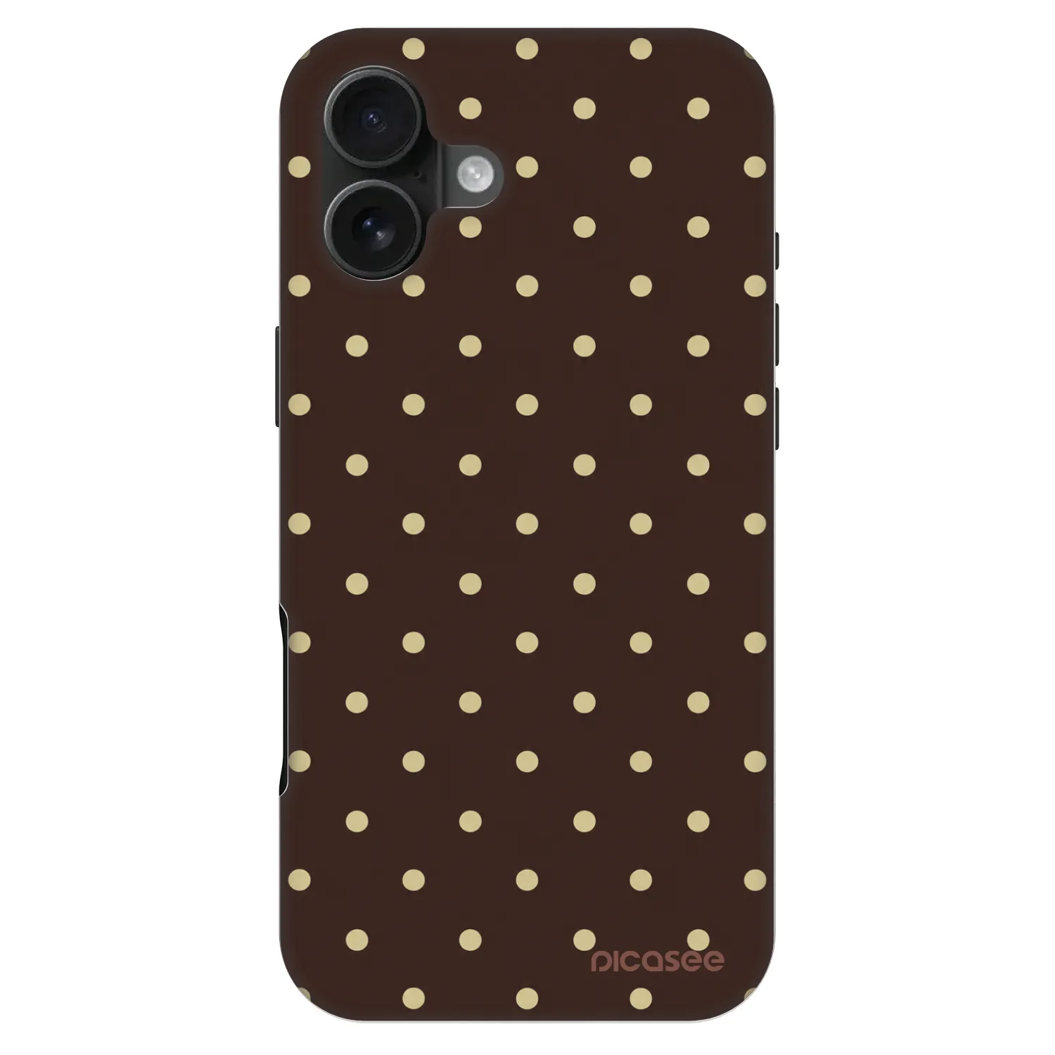 Picasee Fashion Case MagSafe Apple iPhone 16 Plus - Vanilla Dots & Chocolate