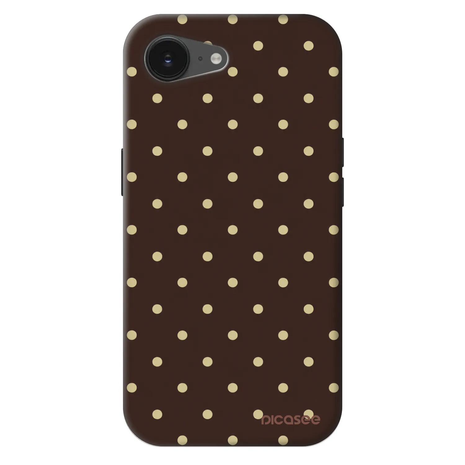 Picasee Fashion Case MagSafe Apple iPhone 16e - Vanilla Dots & Chocolate