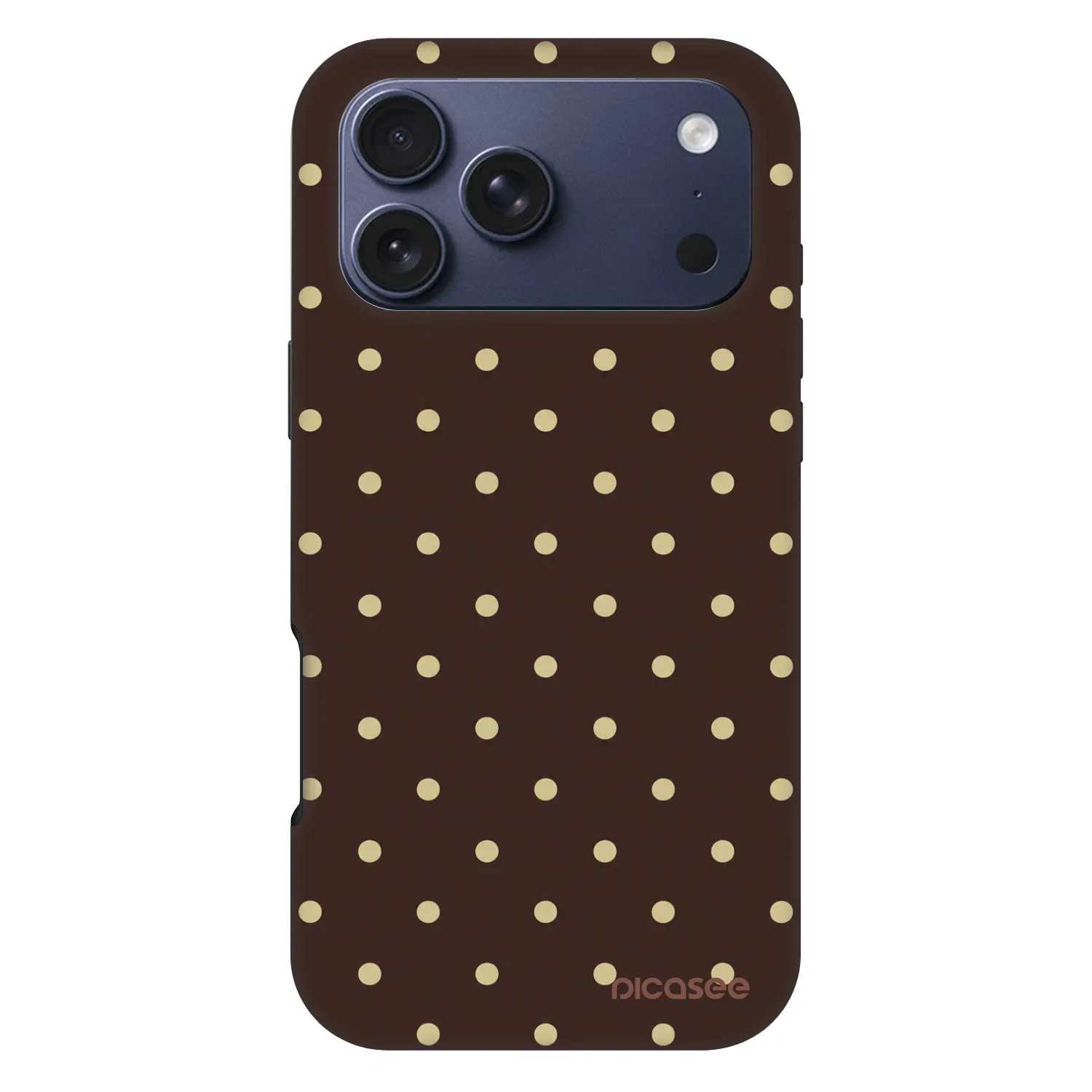 Picasee Fashion Case MagSafe Apple iPhone 17 Pro Max - Vanilla Dots & Chocolate