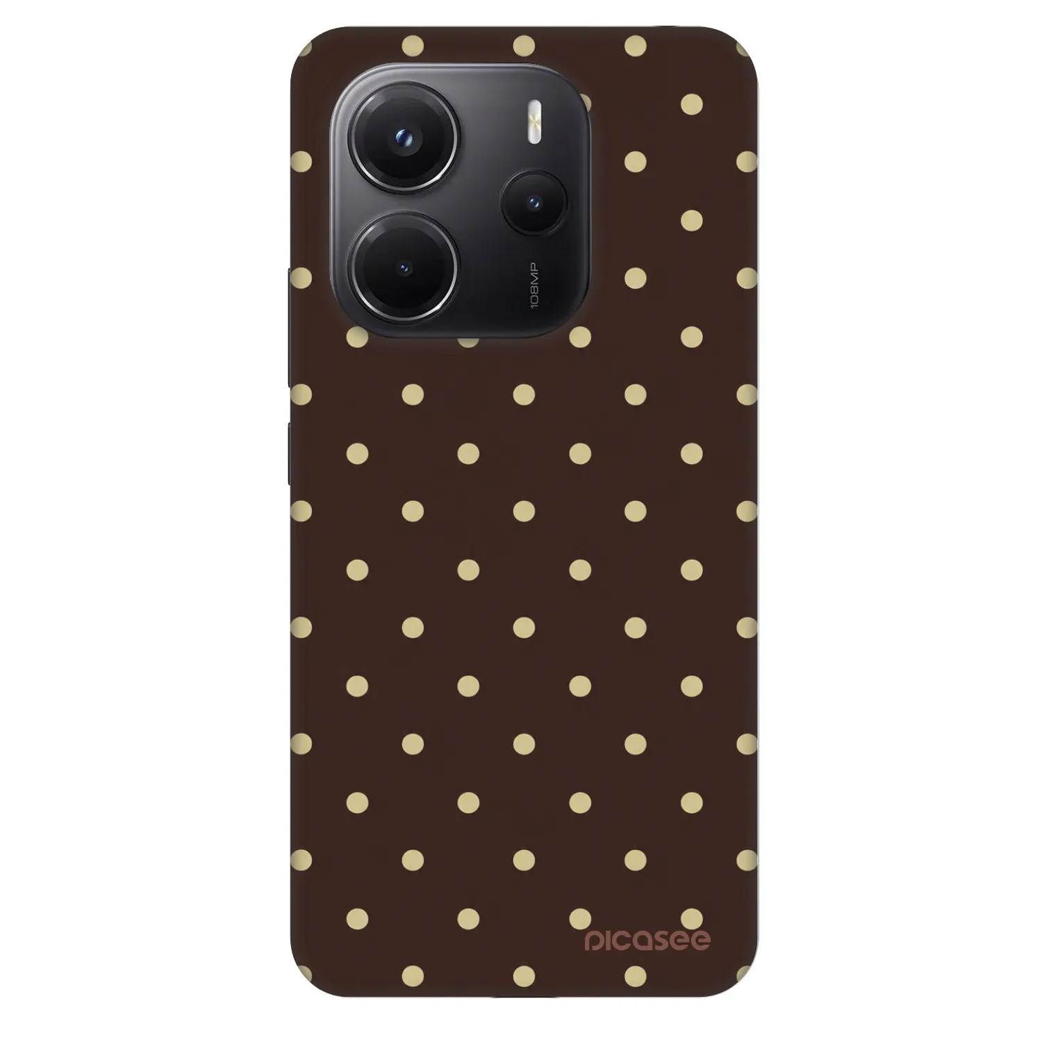 Picasee Fashion Case pro Xiaomi Redmi Note 14 4G - Vanilla Dots & Chocolate