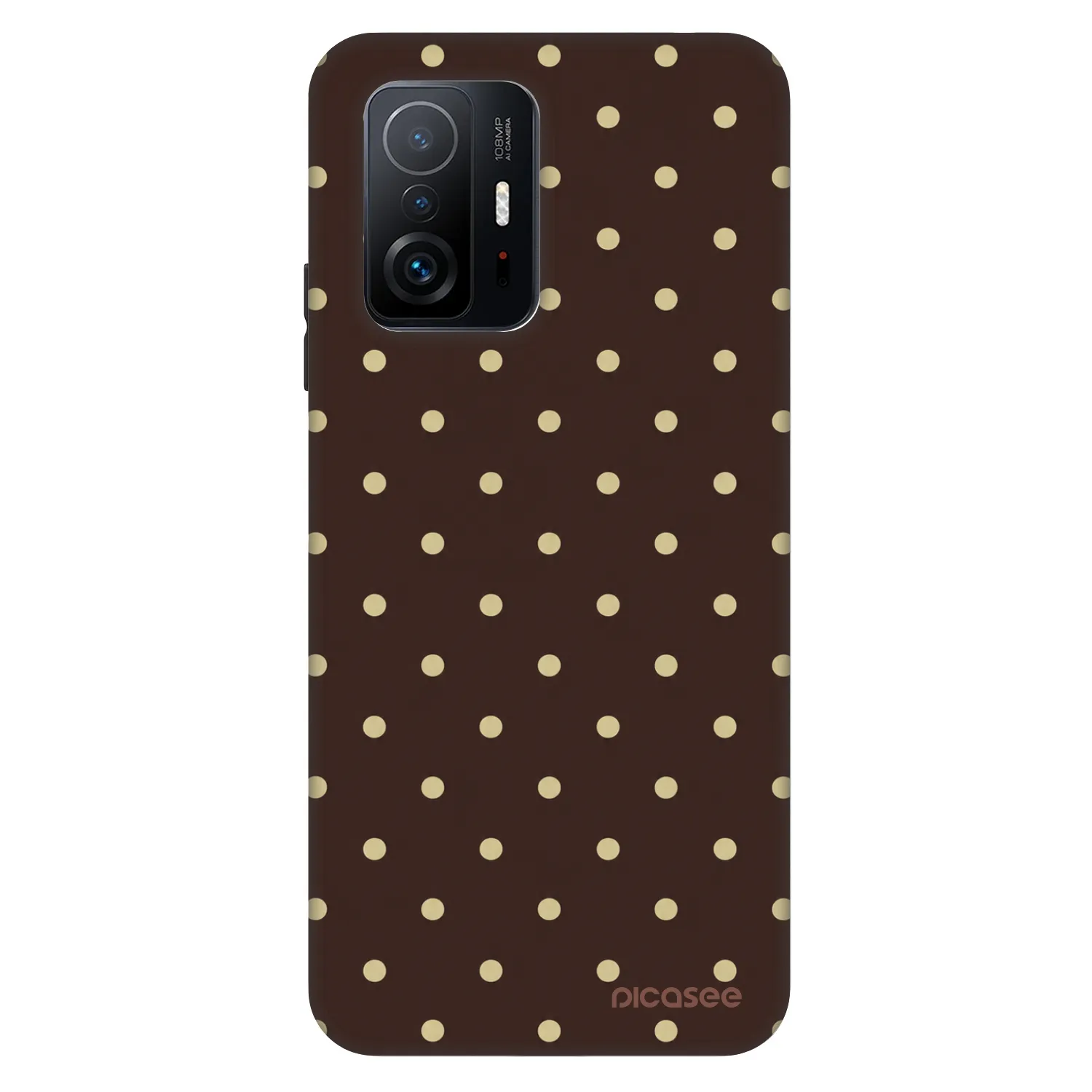 Picasee Fashion Case pro Xiaomi 11T - Vanilla Dots & Chocolate