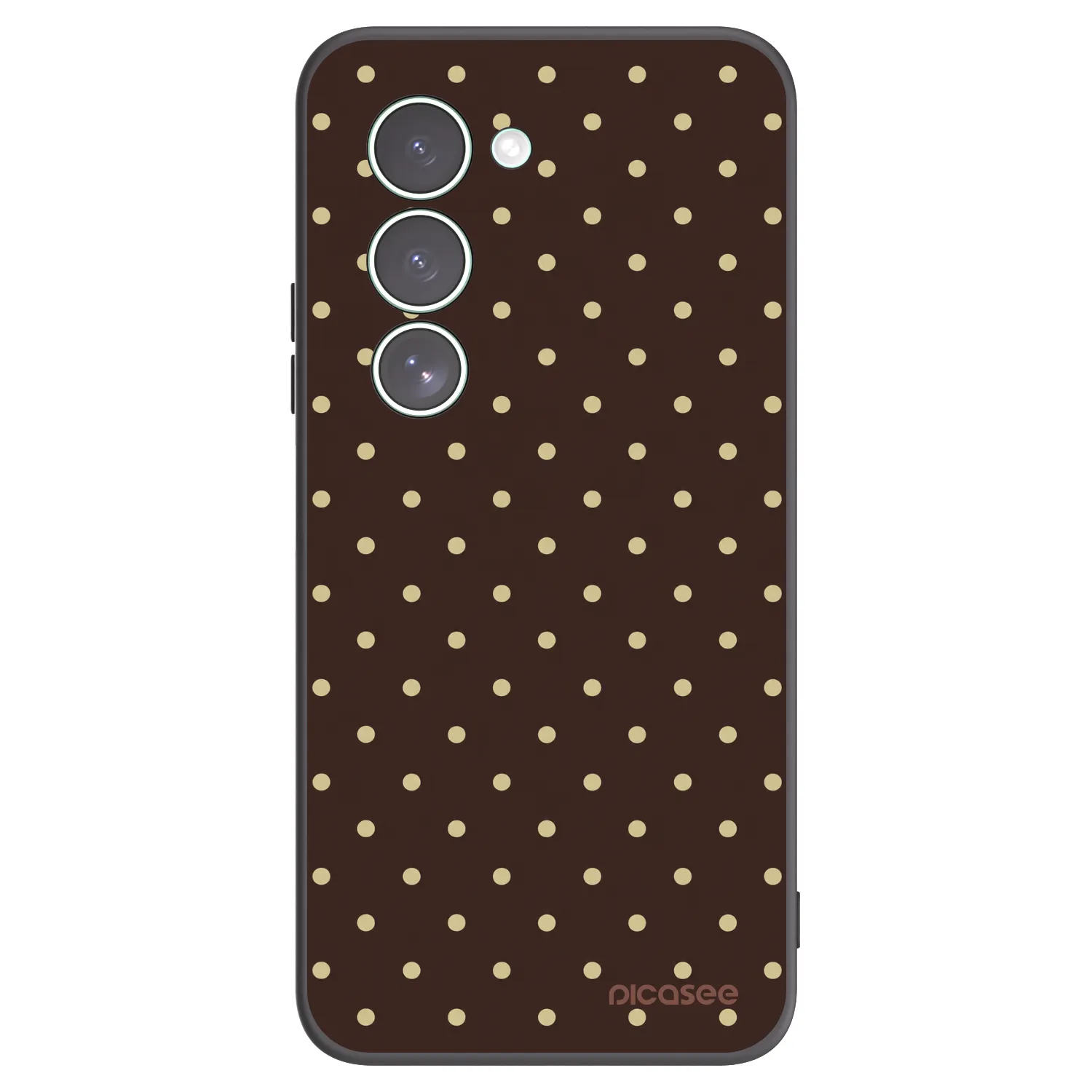 Picasee silikonový černý obal pro Xiaomi Redmi 15 5G - Vanilla Dots & Chocolate