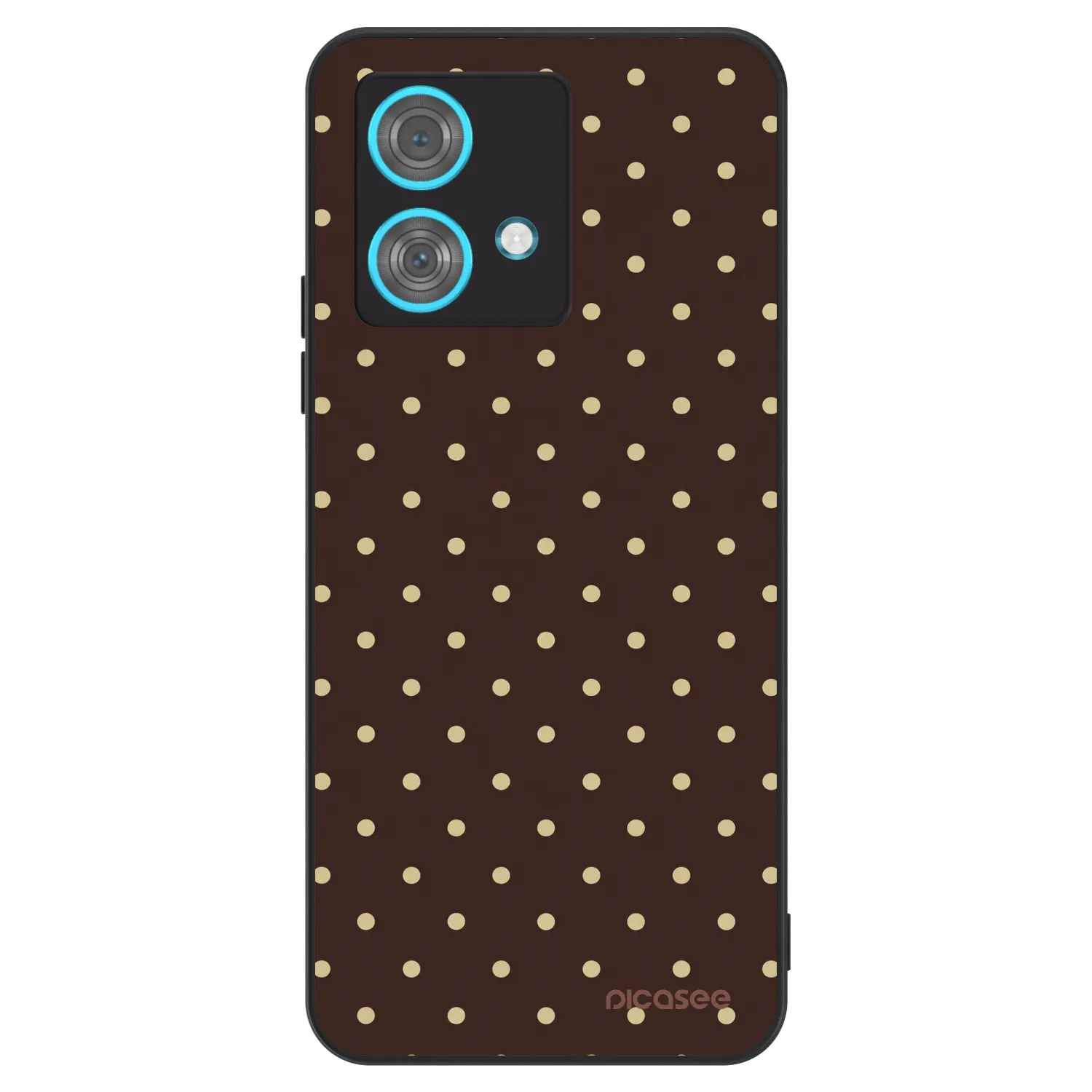 Picasee ULTIMATE CASE pro Motorola Edge 40 Neo - Vanilla Dots & Chocolate