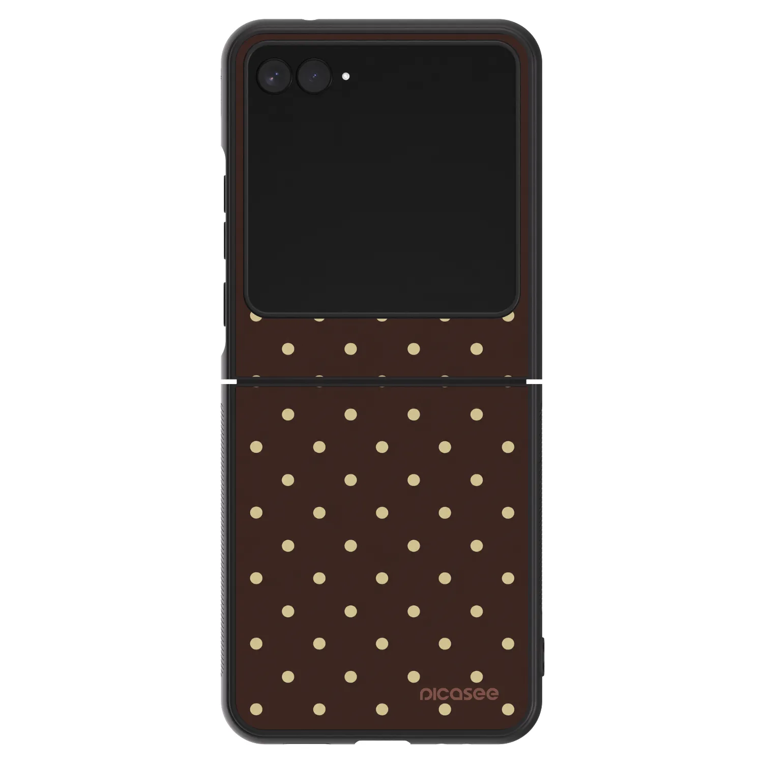Picasee ULTIMATE CASE pro Motorola Razr 60 - Vanilla Dots & Chocolate