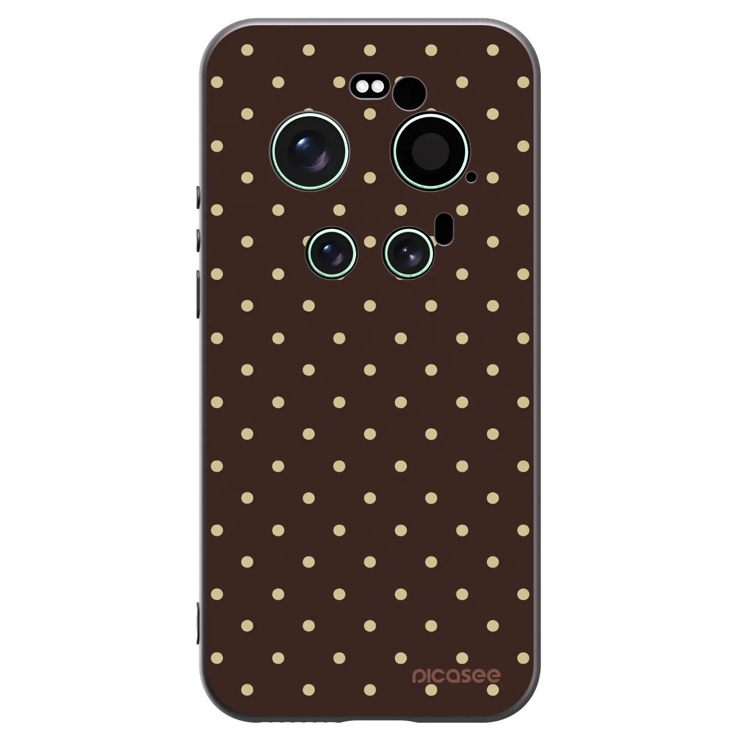 Picasee silikonový černý obal pro Xiaomi 17 Ultra - Vanilla Dots & Chocolate
