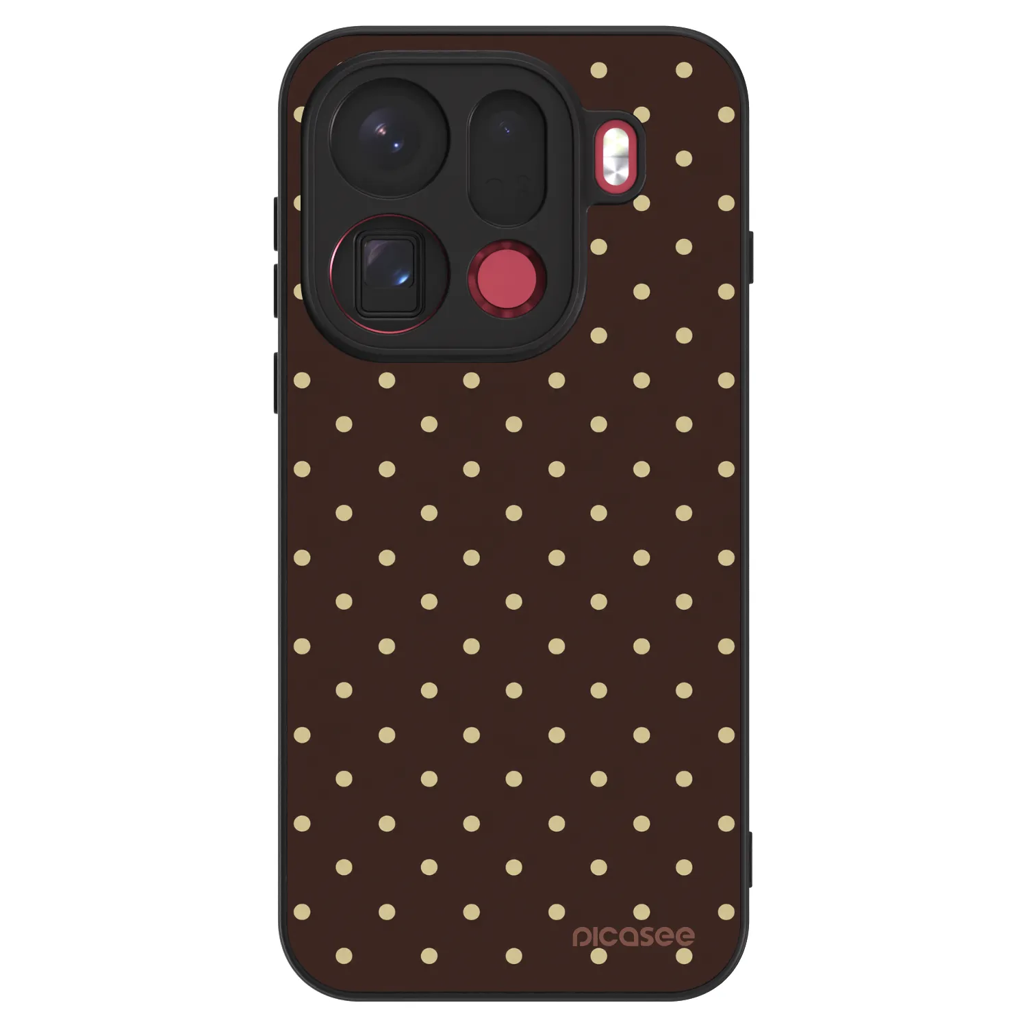 Picasee ULTIMATE CASE pro OPPO Find X9 Pro - Vanilla Dots & Chocolate