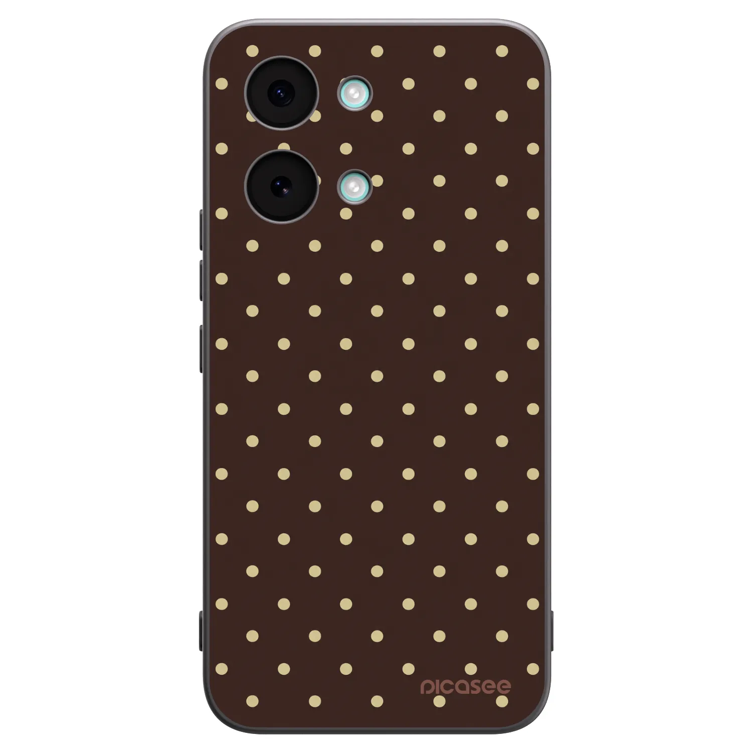 Picasee silikonový černý obal pro Xiaomi Poco X8 Pro Max - Vanilla Dots & Chocolate