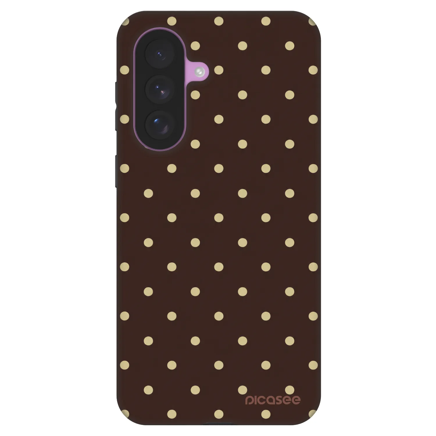Picasee Fashion Case pro Samsung Galaxy A57 5G - Vanilla Dots & Chocolate