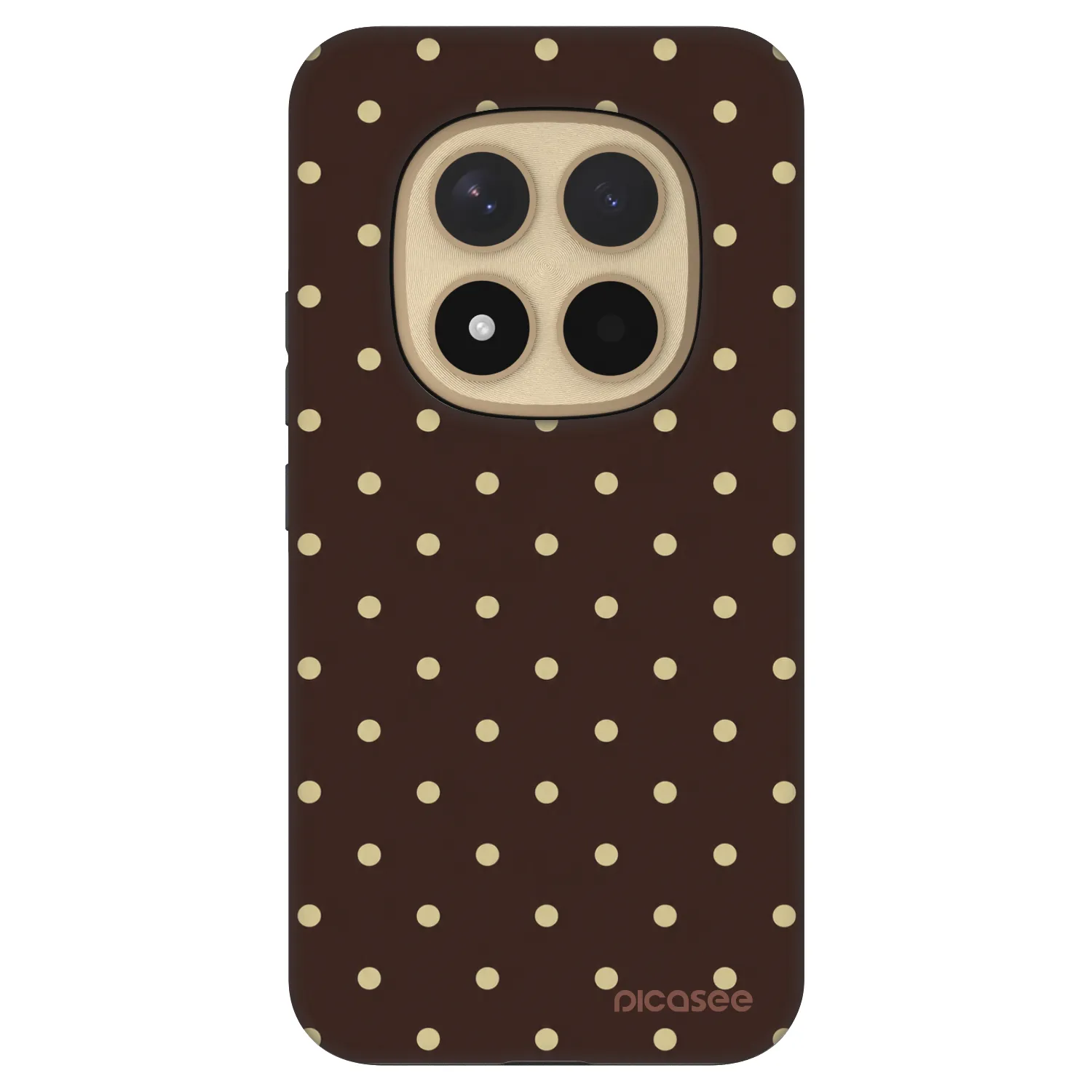 Picasee Fashion Case pro Xiaomi Redmi Note 15 Pro+ - Vanilla Dots & Chocolate