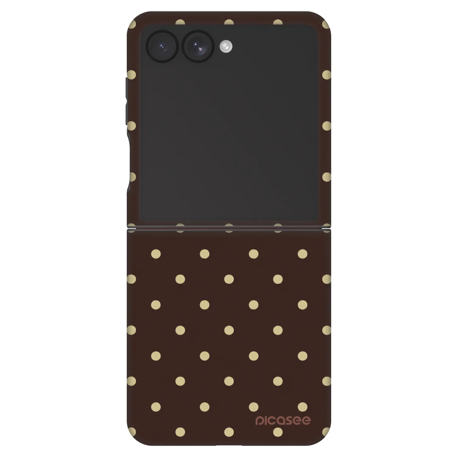 Picasee Fashion Case pro Samsung Galaxy Z Flip7 5G - Vanilla Dots & Chocolate