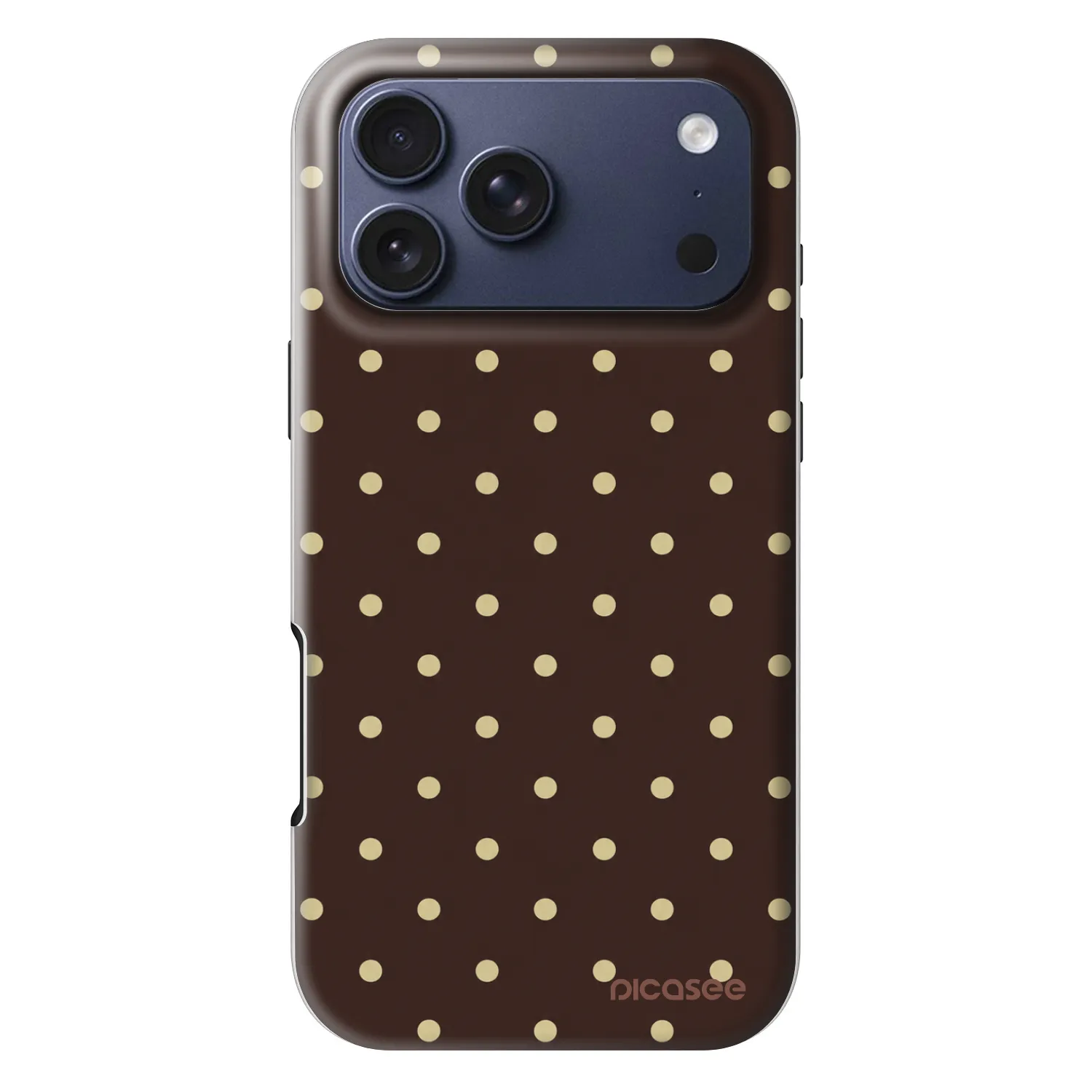 Picasee Fashion Case MagSafe Apple iPhone 18 Pro Max - Vanilla Dots & Chocolate