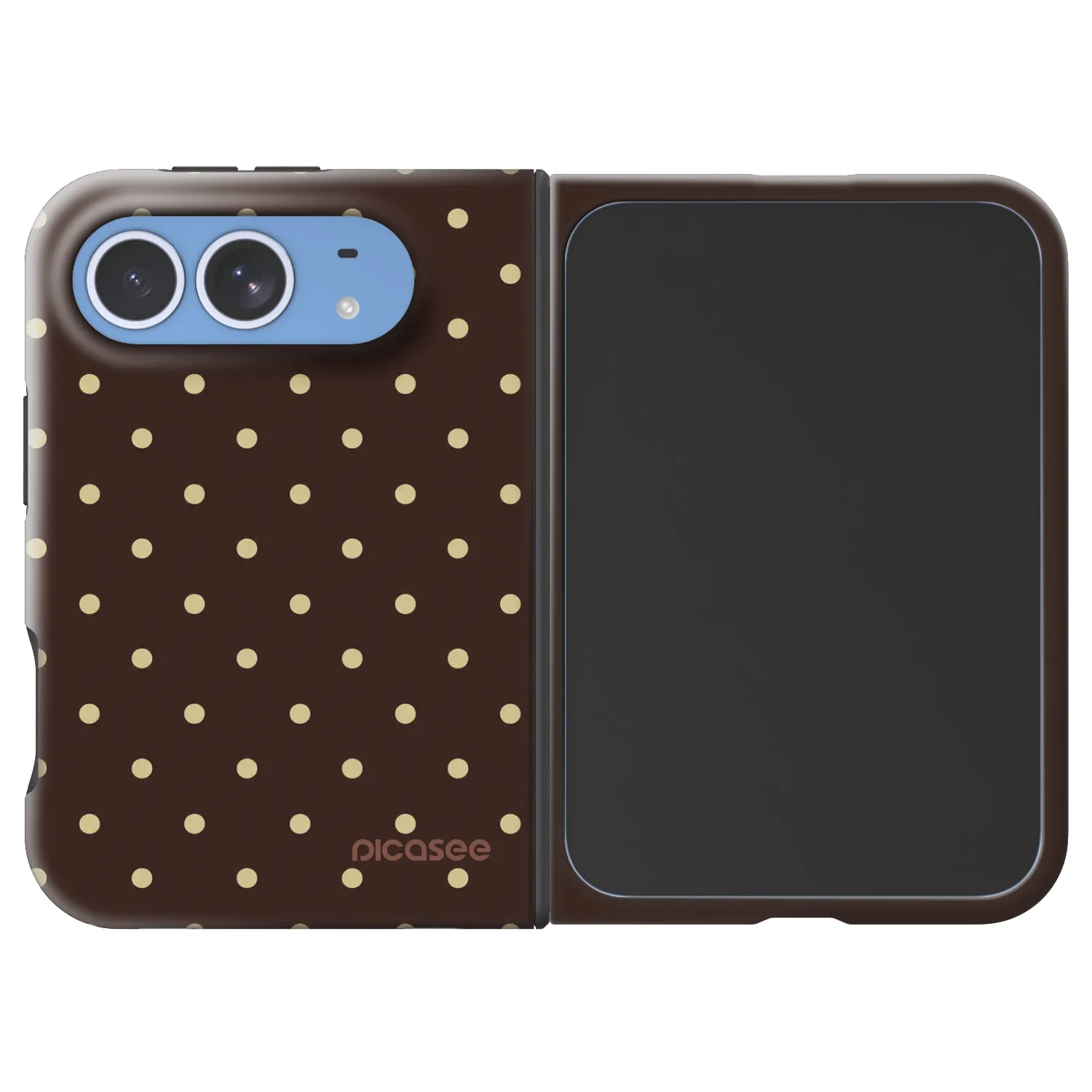 Picasee Fashion Case MagSafe Apple iPhone Duo - Vanilla Dots & Chocolate