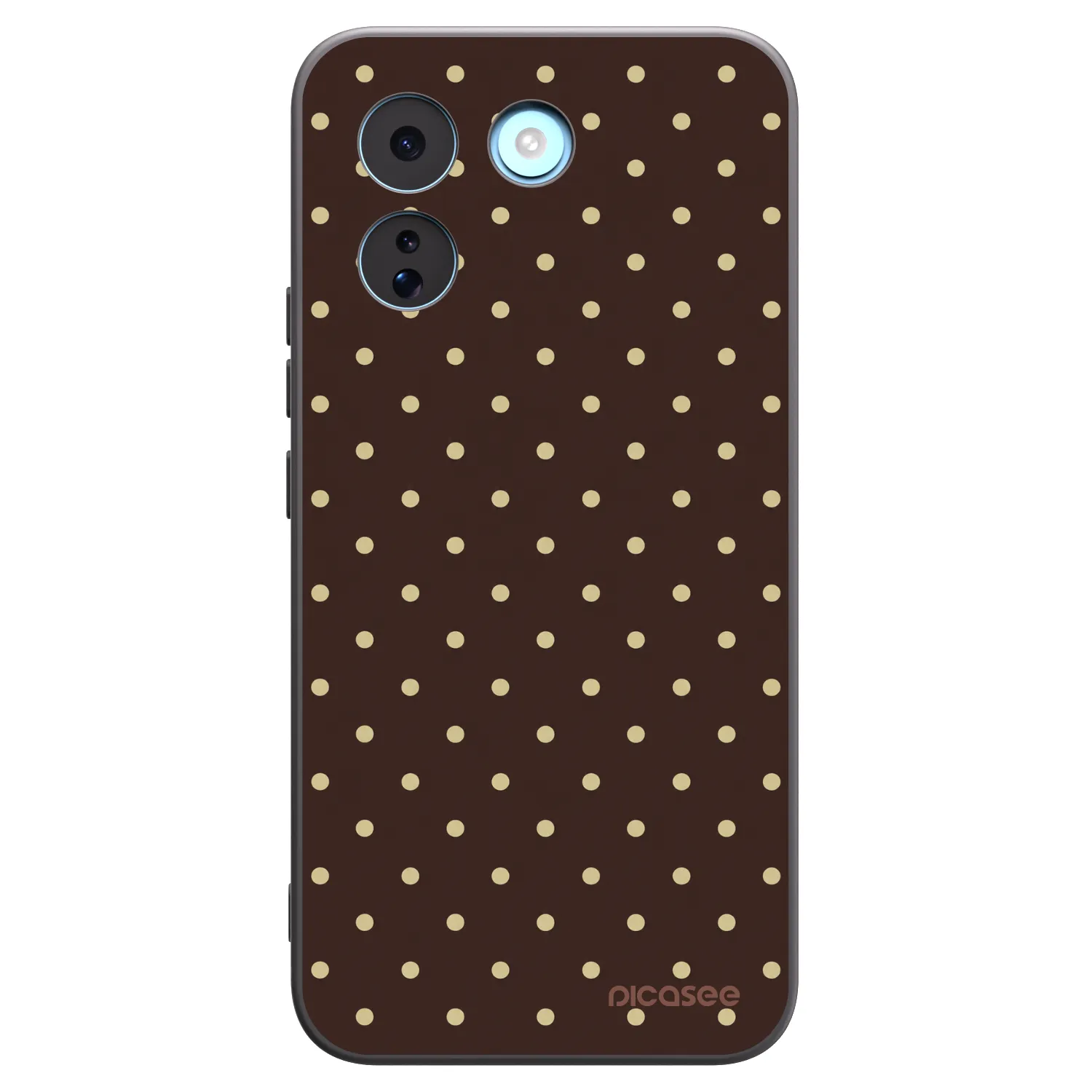 Picasee silikonový černý obal pro Xiaomi Redmi Note 17 Pro MAX 5G - Vanilla Dots & Chocolate