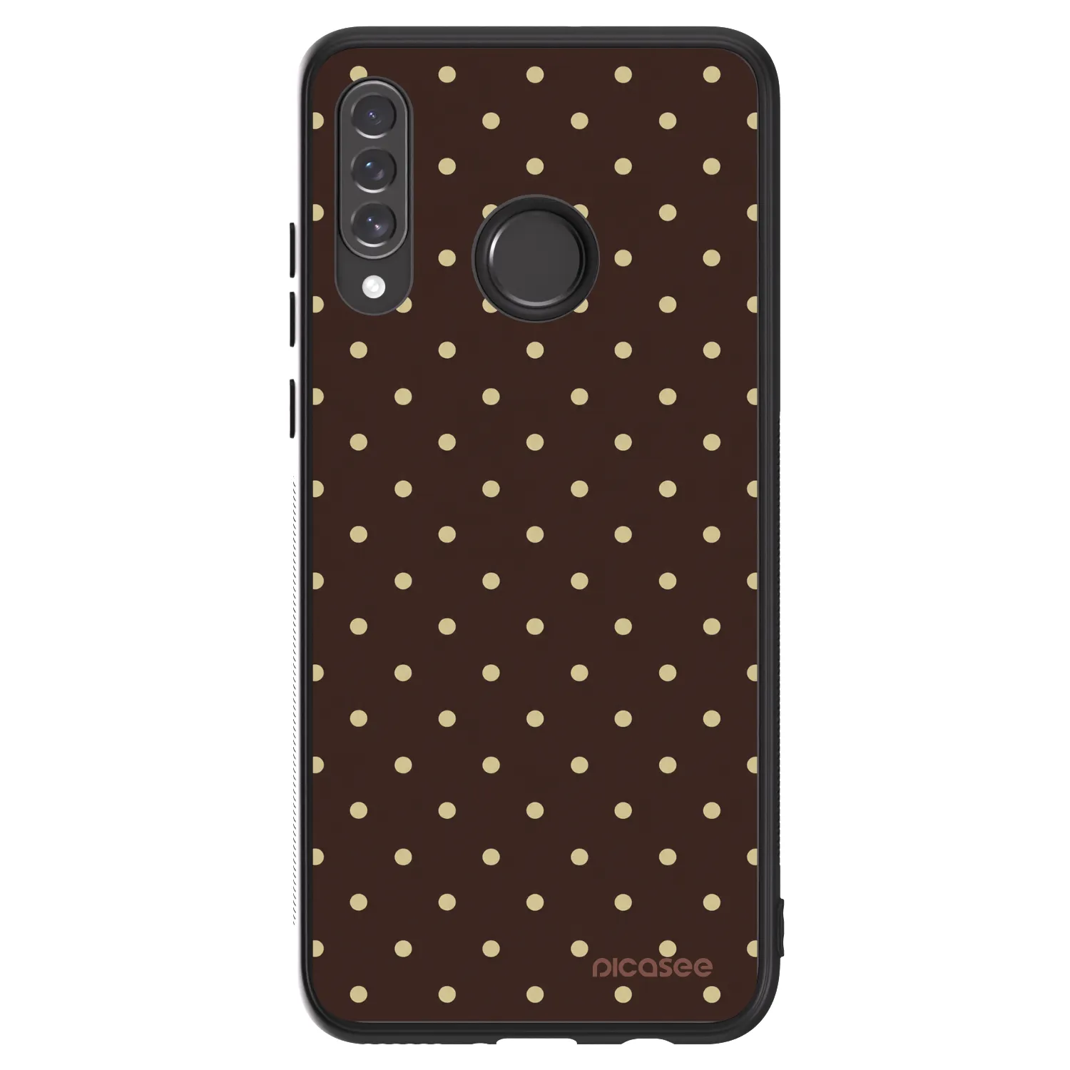Picasee ULTIMATE CASE pro Huawei P30 Lite - Vanilla Dots & Chocolate