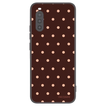 Obal pro Sony Xperia 10 II - Peach Dots & Chocolate