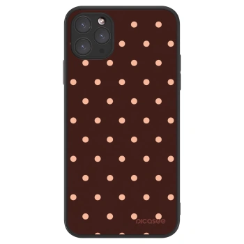 Picasee ULTIMATE CASE pro Apple iPhone 11 Pro Max - Peach Dots & Chocolate