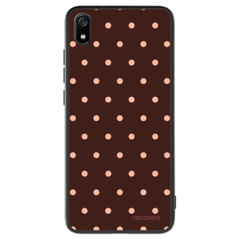 Obal pro Xiaomi Redmi 7A - Peach Dots & Chocolate