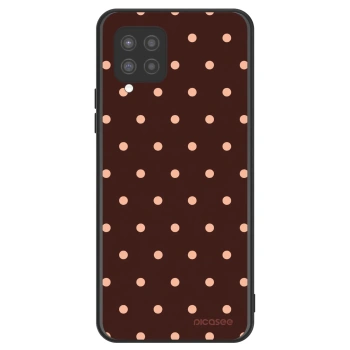 Obal pro Samsung Galaxy A42 A426B - Peach Dots & Chocolate