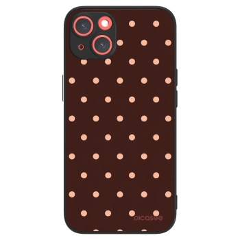 Picasee ULTIMATE CASE pro Apple iPhone 13 - Peach Dots & Chocolate