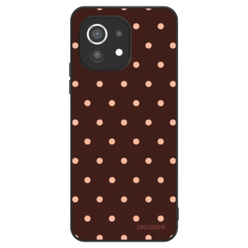 Obal pro Xiaomi Mi 11 - Peach Dots & Chocolate