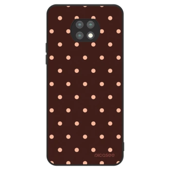 Obal pro Xiaomi Redmi Note 9T - Peach Dots & Chocolate