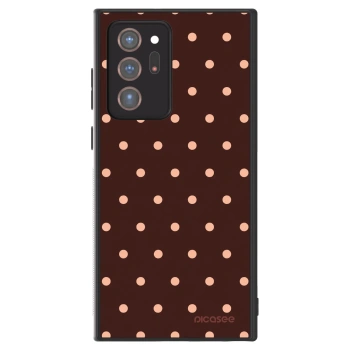 Picasee ULTIMATE CASE pro Samsung Galaxy Note 20 Ultra - Peach Dots & Chocolate