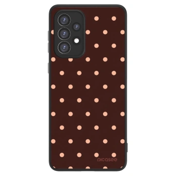 Picasee ULTIMATE CASE pro Samsung Galaxy A33 5G A336 - Peach Dots & Chocolate