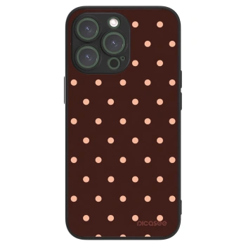 Picasee ULTIMATE CASE MagSafe pro Apple iPhone 13 Pro - Peach Dots & Chocolate