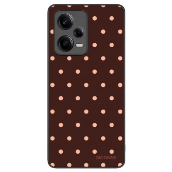 Picasee ULTIMATE CASE pro Xiaomi Redmi Note 12 Pro 5G - Peach Dots & Chocolate