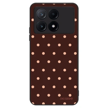 Picasee ULTIMATE CASE pro Xiaomi Poco X6 Pro - Peach Dots & Chocolate