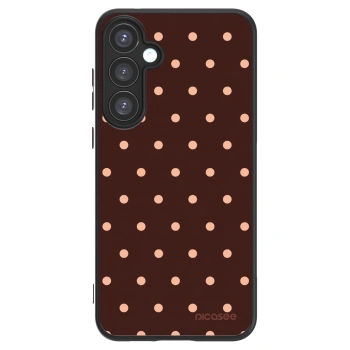 Picasee ULTIMATE CASE pro Samsung Galaxy A55 5G A556B - Peach Dots & Chocolate