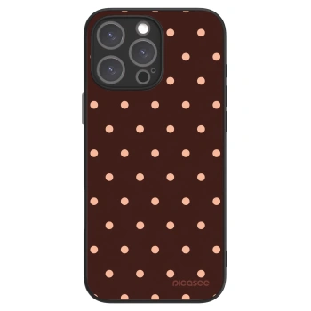 Picasee ULTIMATE CASE MagSafe pro Apple iPhone 16 Pro Max - Peach Dots & Chocolate