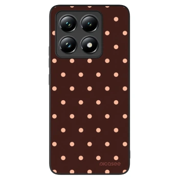 Picasee ULTIMATE CASE pro Xiaomi 14T - Peach Dots & Chocolate