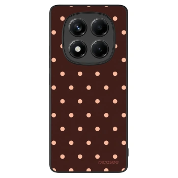 Picasee ULTIMATE CASE pro Xiaomi Redmi Note 14 Pro+ 5G - Peach Dots & Chocolate