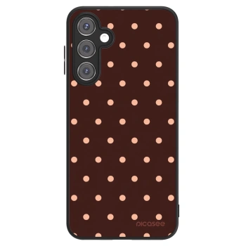 Picasee ULTIMATE CASE pro Samsung Galaxy A16 5G - Peach Dots & Chocolate