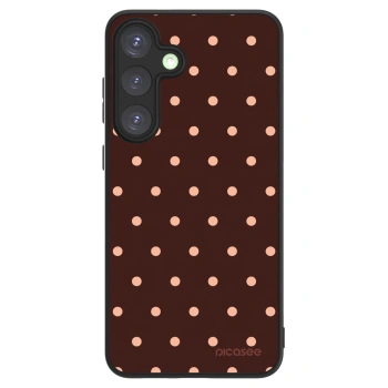 Picasee ULTIMATE CASE pro Samsung Galaxy S25+ 5G - Peach Dots & Chocolate