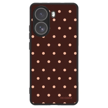 Obal pro Xiaomi Poco X7 Pro 5G - Peach Dots & Chocolate