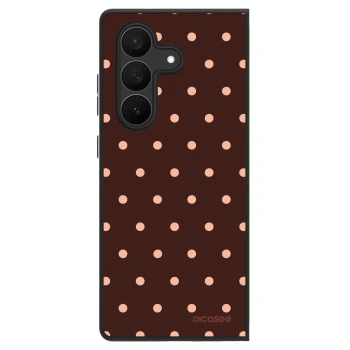 Obal pro Samsung Galaxy Z Fold7 5G - Peach Dots & Chocolate