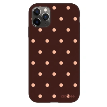 Obal pro Apple iPhone 11 Pro - Peach Dots & Chocolate