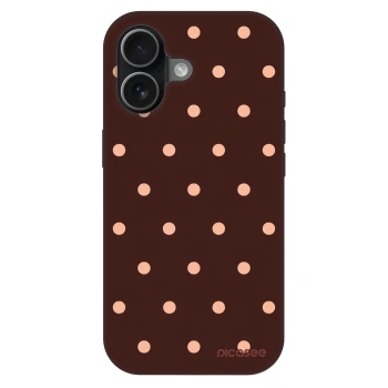 Obal pro Apple iPhone 17 - Peach Dots & Chocolate