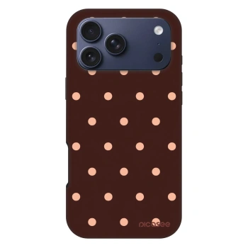 Picasee Fashion Case MagSafe Apple iPhone 17 Pro Max - Peach Dots & Chocolate